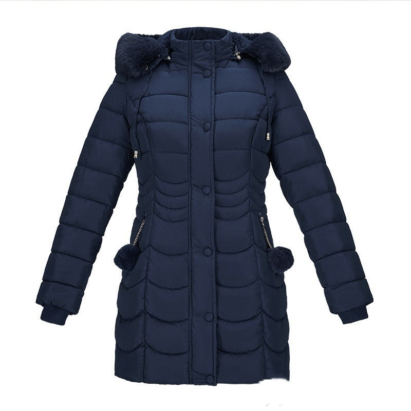 Casual Pure Color Thickened Velvet Cotton Clothes