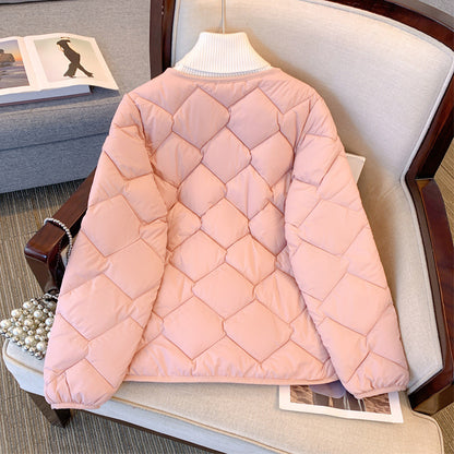 Loose Plus Size Lightweight Down Cotton-padded Warm Coat