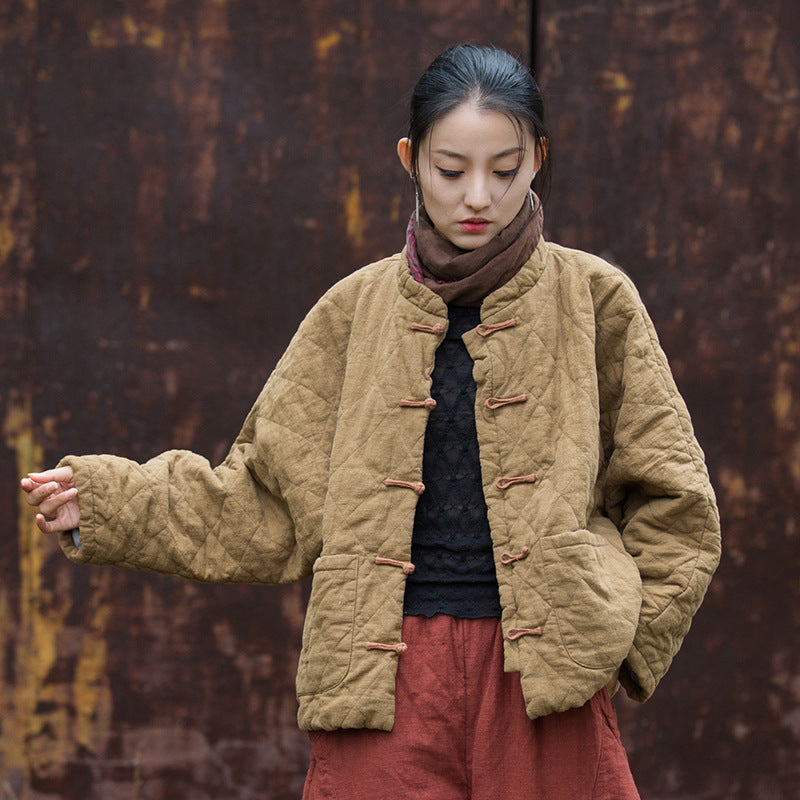 Artistic Personality Wandering Style Women's Cotton Padded Clothing