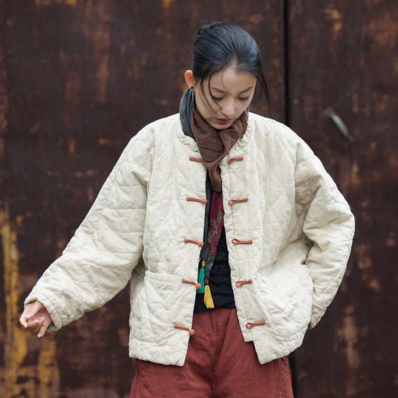 Artistic Personality Wandering Style Women's Cotton Padded Clothing