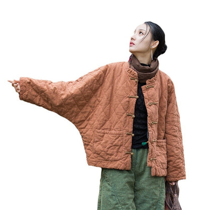Artistic Personality Wandering Style Women's Cotton Padded Clothing