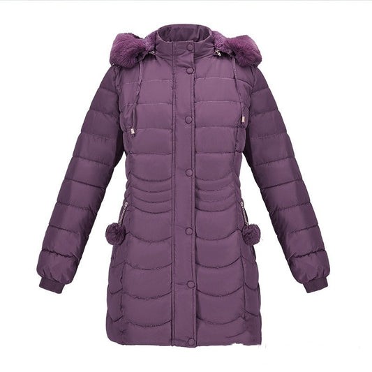 Casual Pure Color Thickened Velvet Cotton Clothes